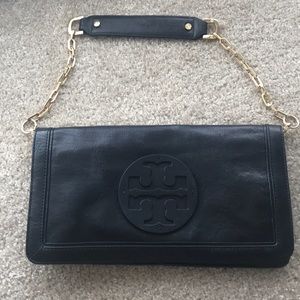 Tory Burch - Black Reva Clutch - Amazing Condition